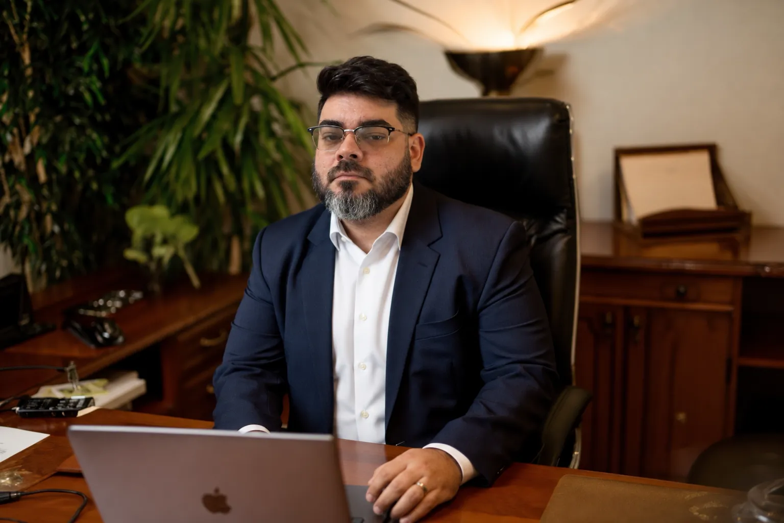 Gabriel Walraven, responsável pela estratégia, em seu escritório
